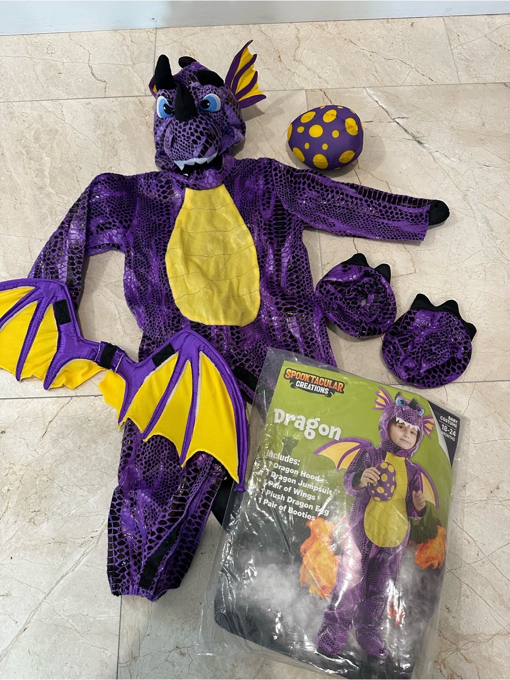 Dragon costume Halloween baby Sz 18-24 months New in packaging